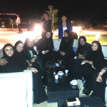 with HE Shaikha Dr Hind bint Abdulaziz Al Qassimi & guests at 4th QIBWF on November 11, 2013