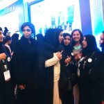 with HE Shaikha Dr Hind bint Abdulaziz Al Qassimi, HE Shaikha Hend Al Qassimi & guests at 4th QIBWF on November 11, 2013